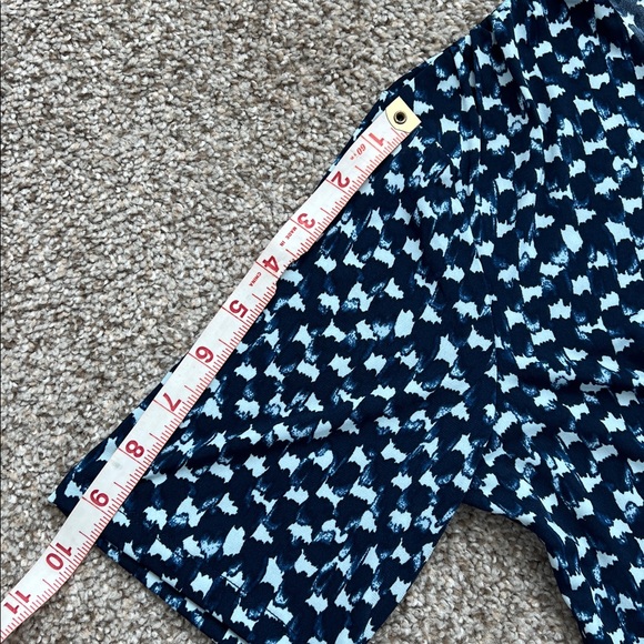 Banana Republic Navy and Light Blue Asymmetrical Dress—Size Petite Small - Picture 7 of 10